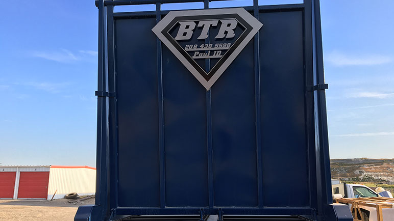 BTR Silage blue rear